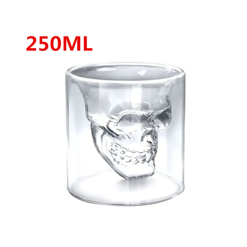 Skull Head Crystal Wine Glass